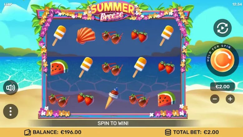 summer breeze slot basegame