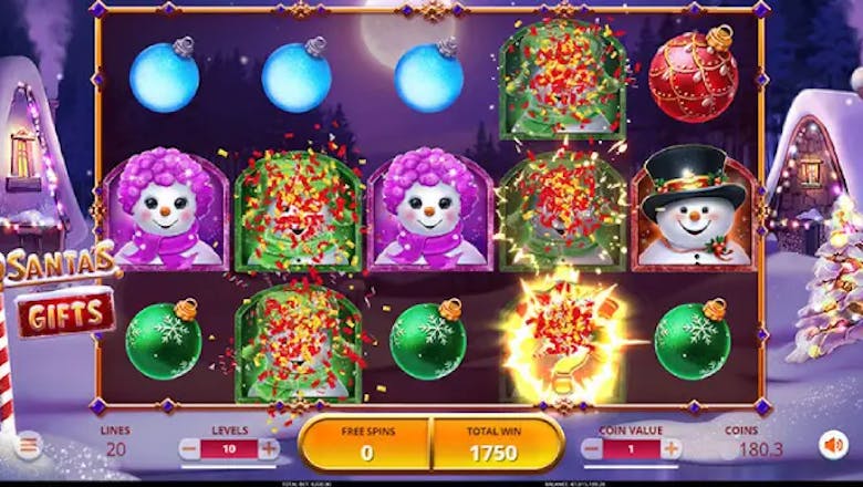 santas gifts slot basegame