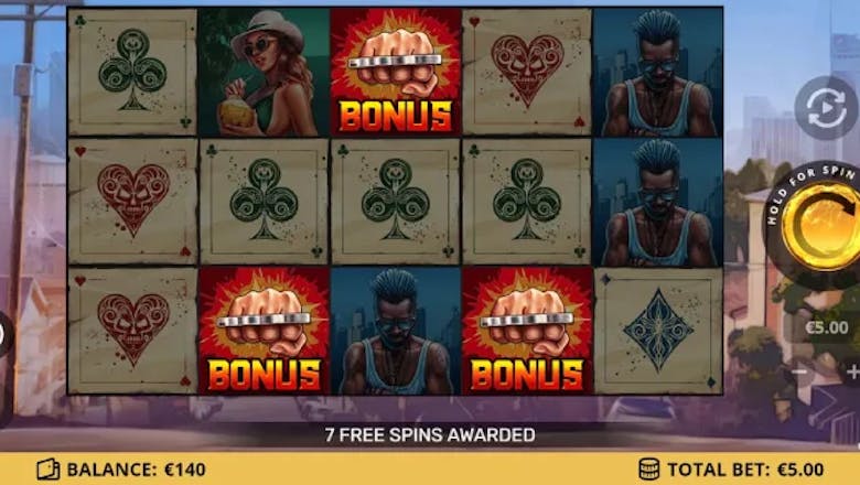 gangstar slot freespins trigger