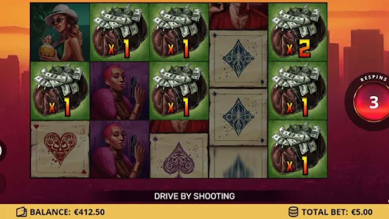 gangstar slot freespins round