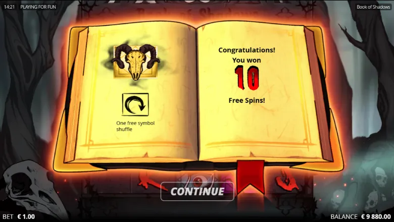 Book of Shadows Bonus