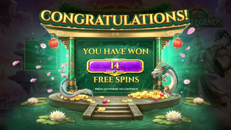 Jade Legends Free Spins