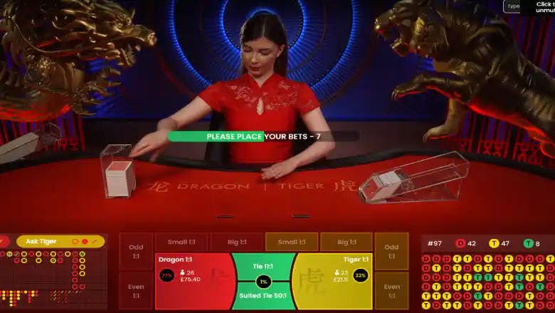 Dragon Tiger Gameplay