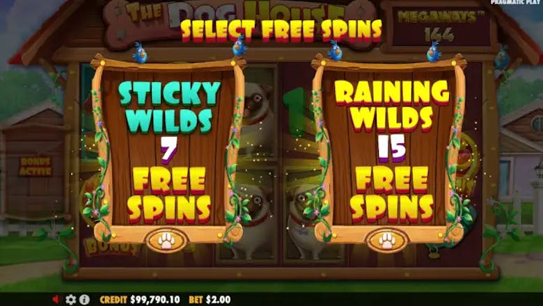 the dog house megaways bonus feature