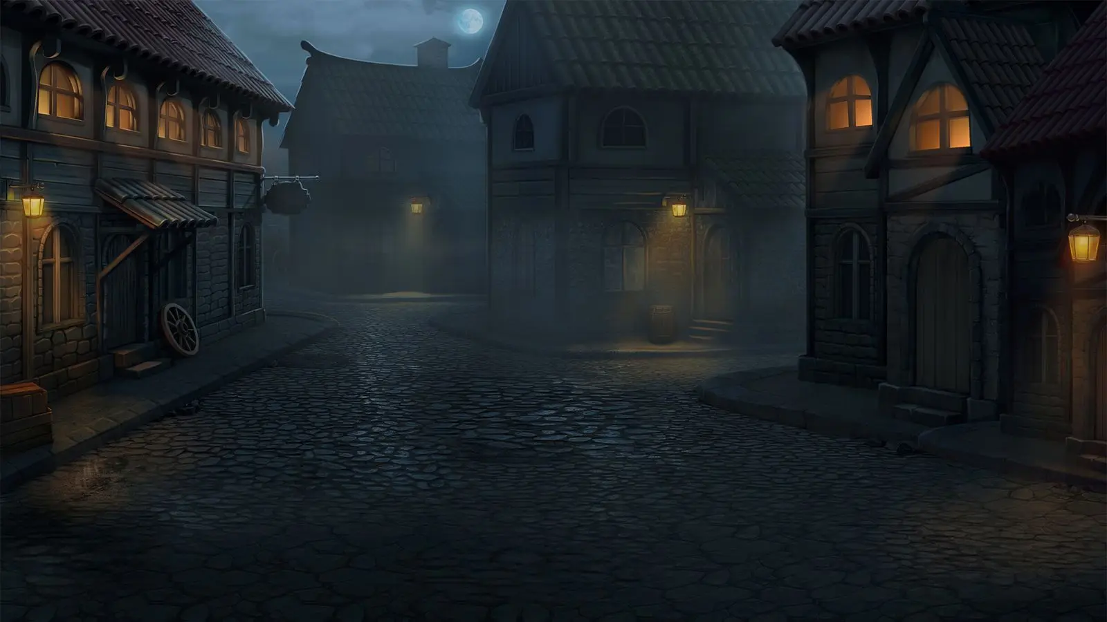 curse of the werewolf megaways background