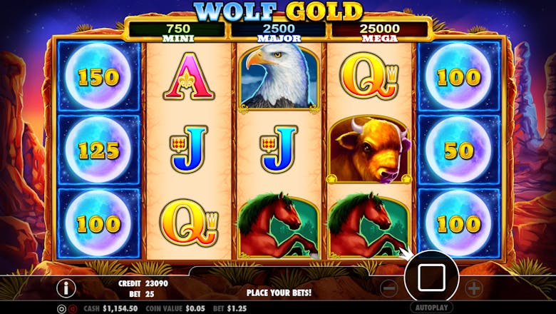 wolf gold bonus feature