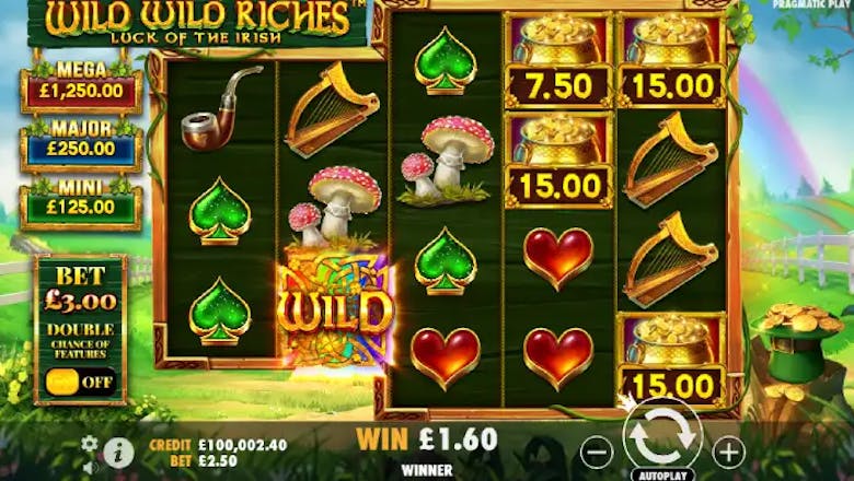 wild wild riches gameplay