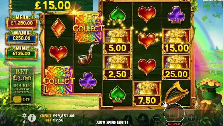 wild wild riches collect feature