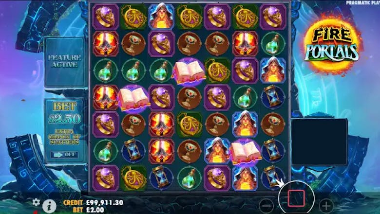 fire portals bonus feature