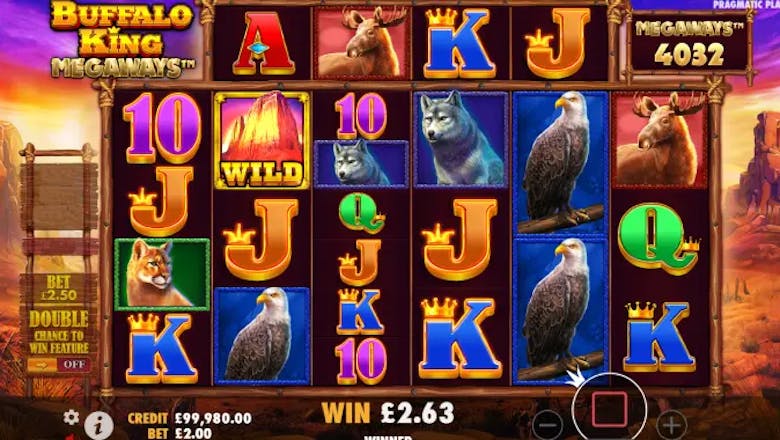 buffalo king megaways base game