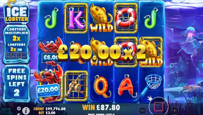 ice lobster multiplier bonus feature.webp