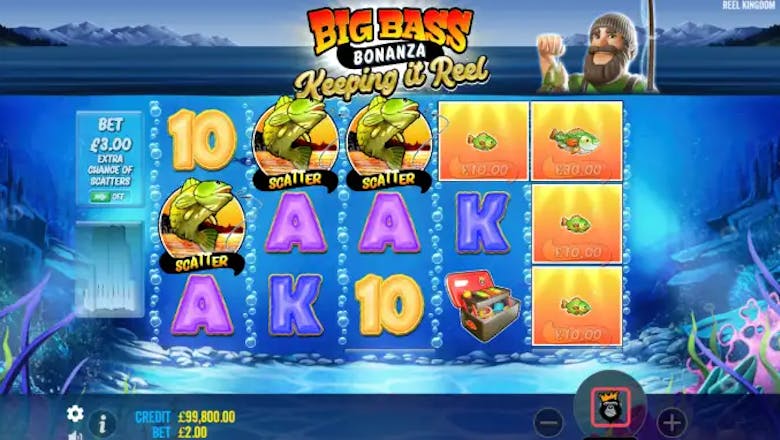 big bass bonanza keeping it reel bonus feature trigger