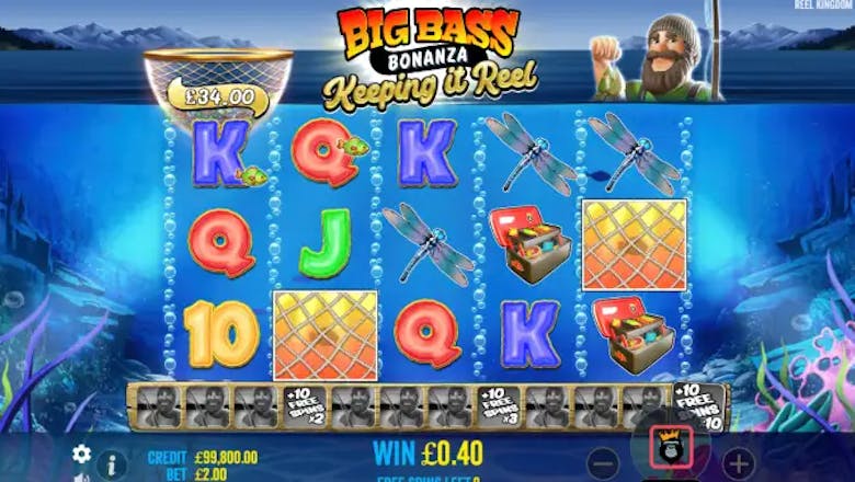 big bass bonanza keeping it reel bonus round