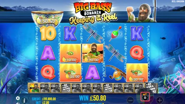 big bass bonanza keeping it reel bonus round collector