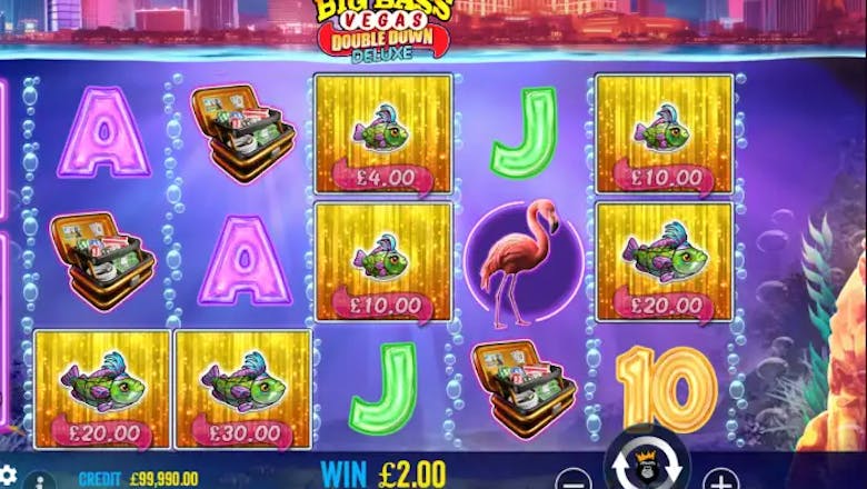 big bass vegas doulbe down deluxe base game