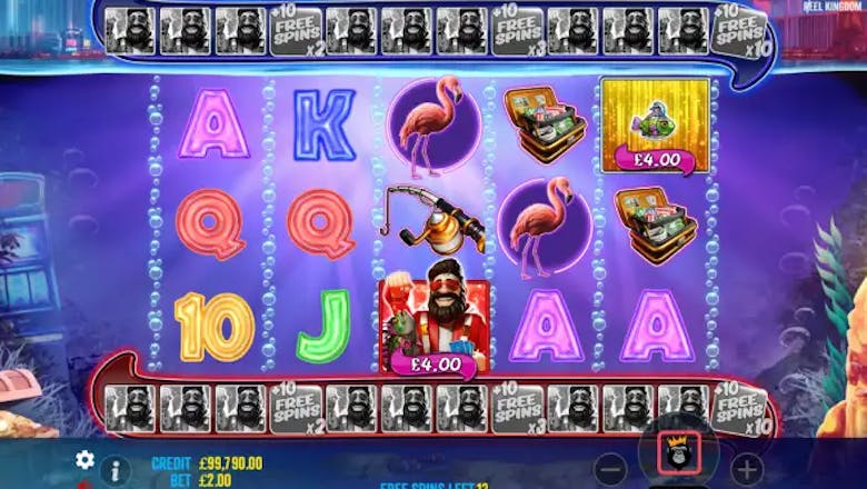 big bass vegas doulbe down deluxe super spins feature