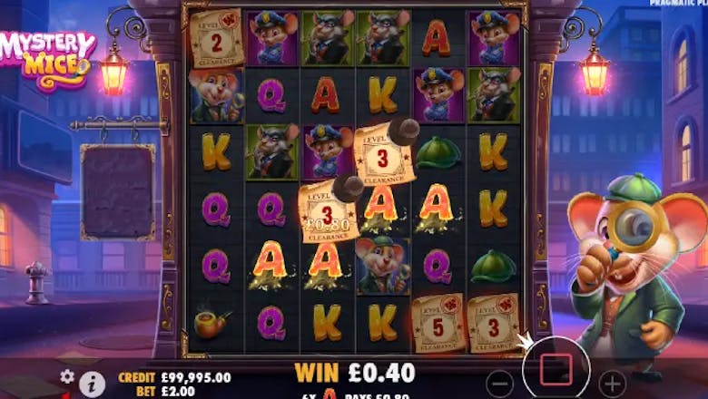 mystery mice slot basegame