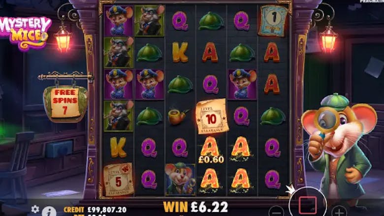 mystery mice bonus game