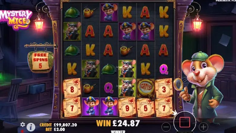 mystery mice bonus game wilds