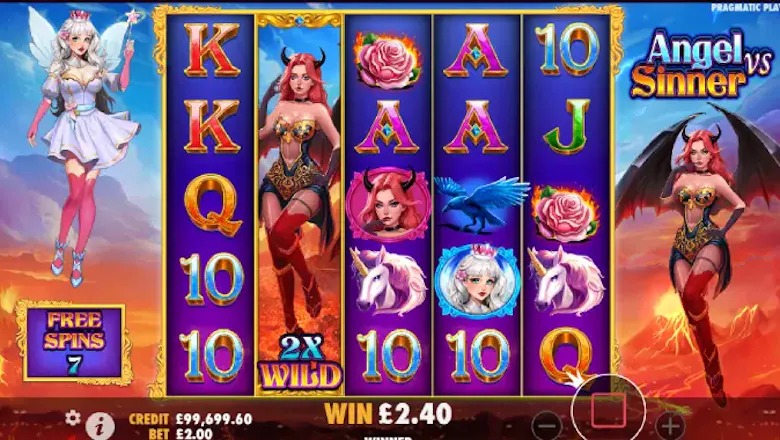 angel vs sinner slot bonus round