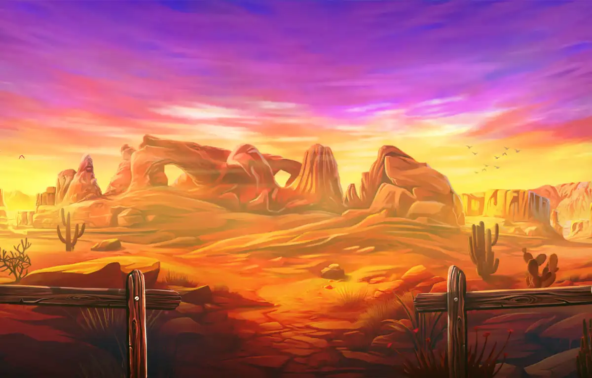 mustang gold megaways background