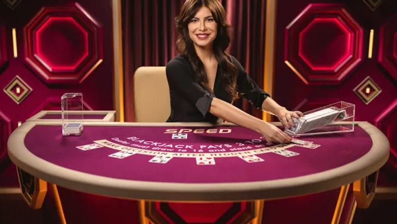 speed blackjack live casino game