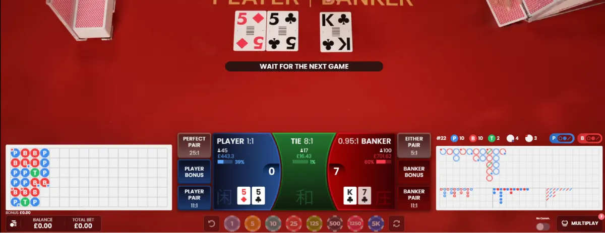 speed baccarat background