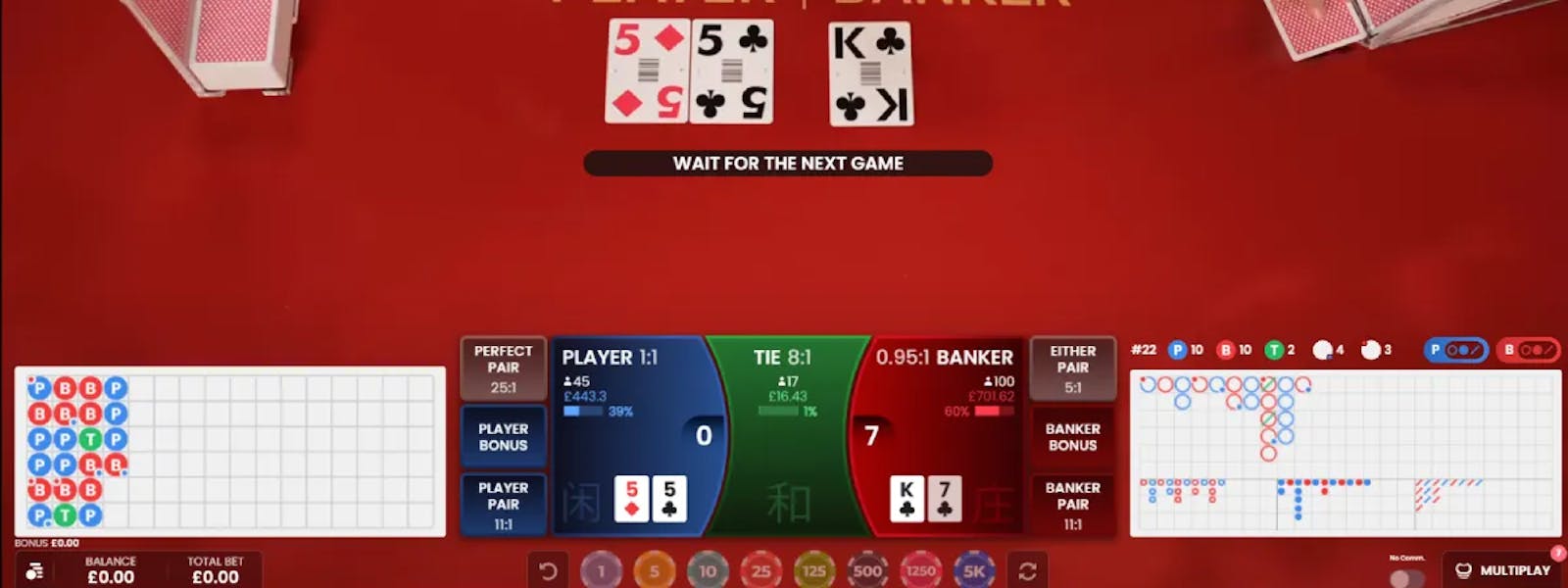 speed baccarat background