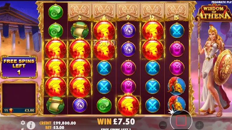 wisdom of athena 1000 freegame