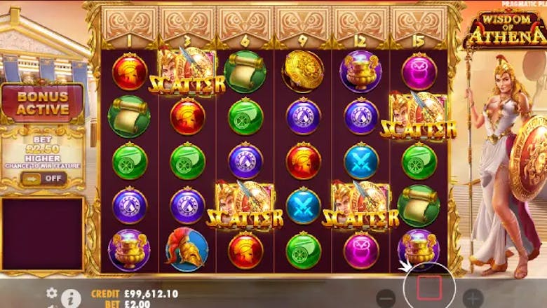 wisdom of athena 1000 freegames trigger