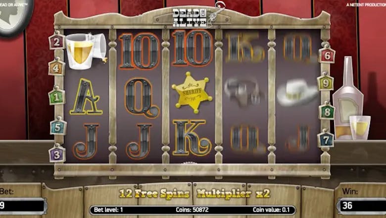 dead or alive slot freegame