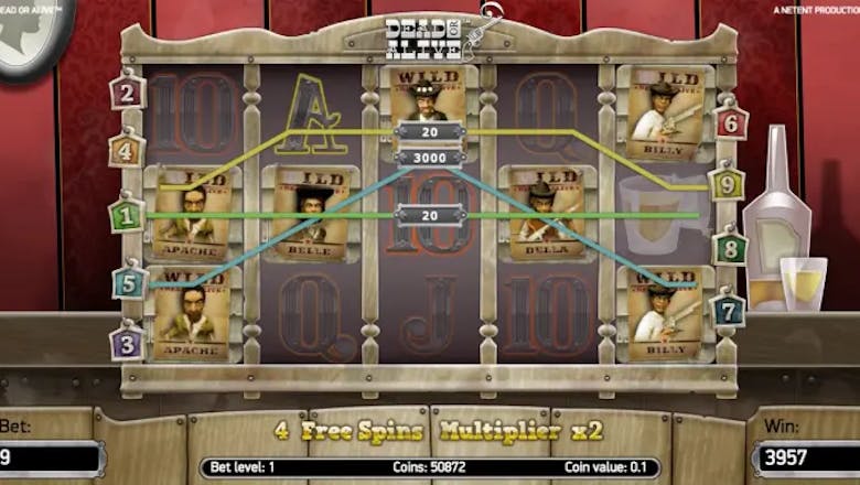 dead or alive slot freegame win