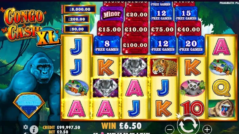 congo cash xl slot win