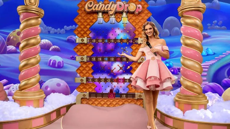 sweet bonanza candyland live casino candy drop