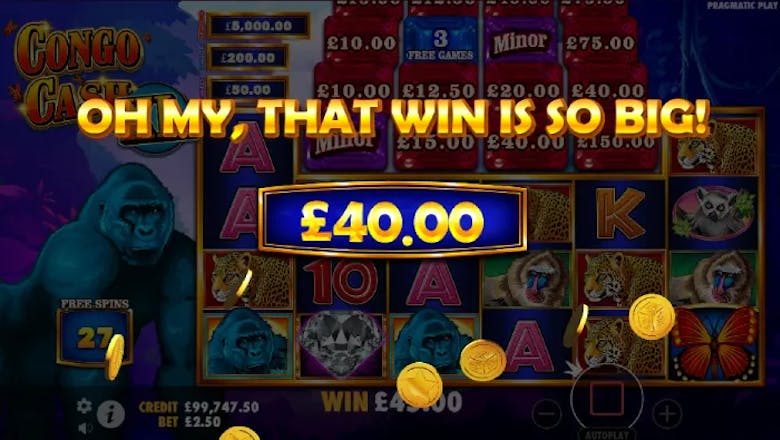 congo cash xl online slot big win