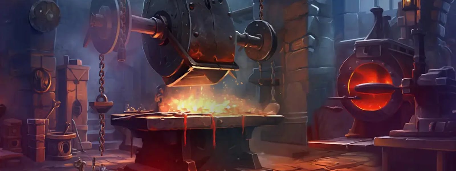 forging wilds slot background