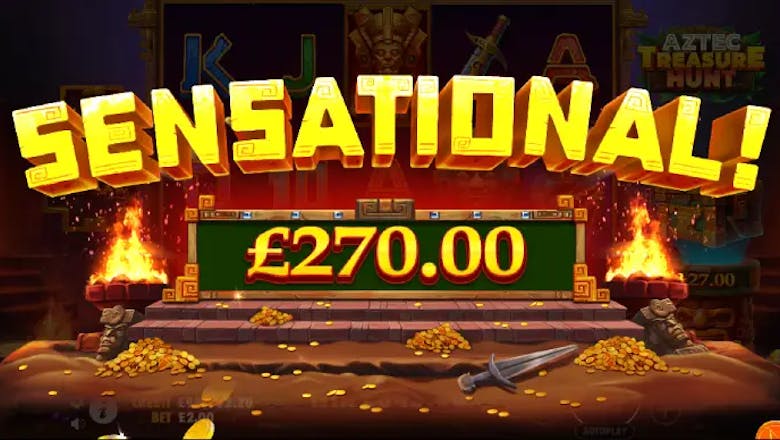 aztec treasure hunt sensational win