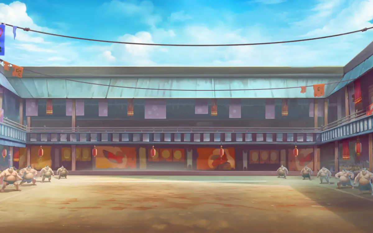 sumo supreme megaways slot background