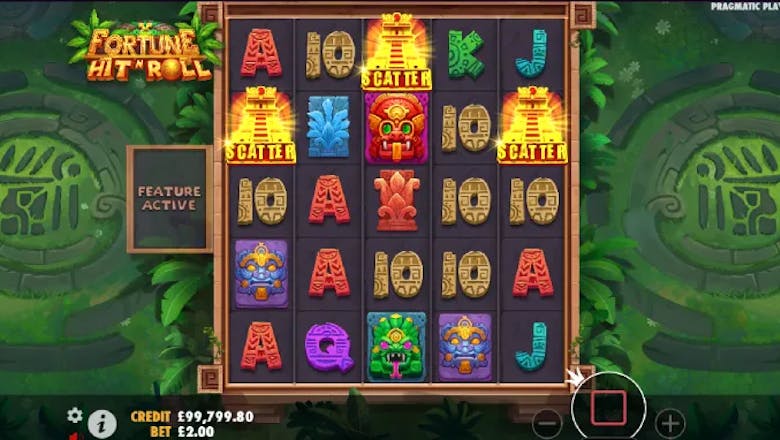 fortune hit n roll freespins trigger