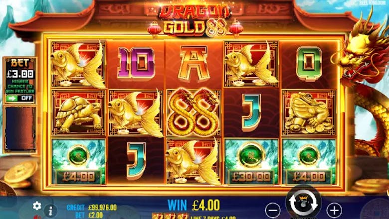 dragon gold 88 basegame