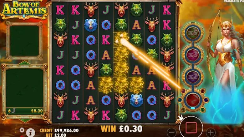 bow of artemis slot basegame