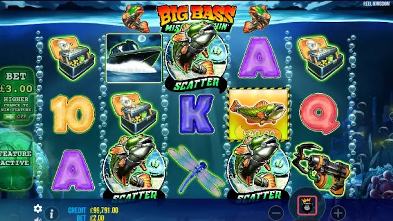 big bass mission fishin freespins trigger