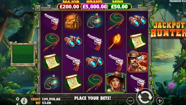 jackpot hunter slot basegame