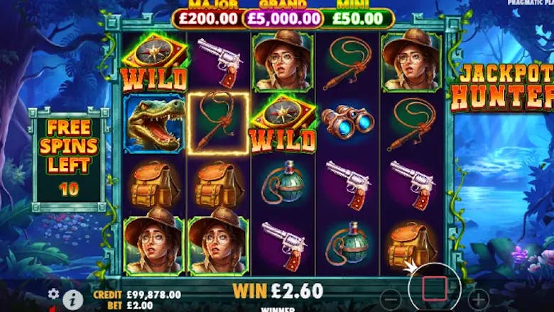 jackpot hunter freespins round