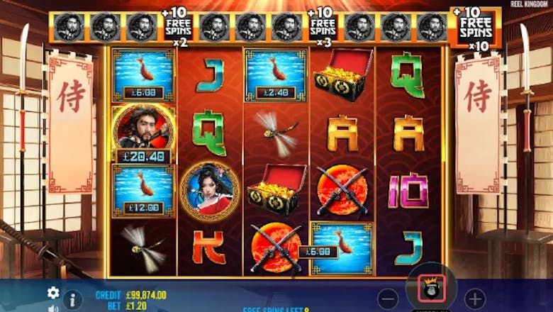 samurai code bonus round collector screenshot