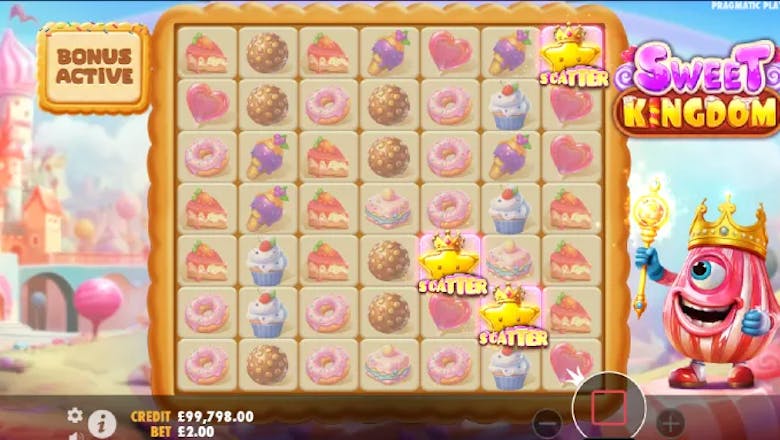 sweet kingdom online slot freespins round trigger screenshot