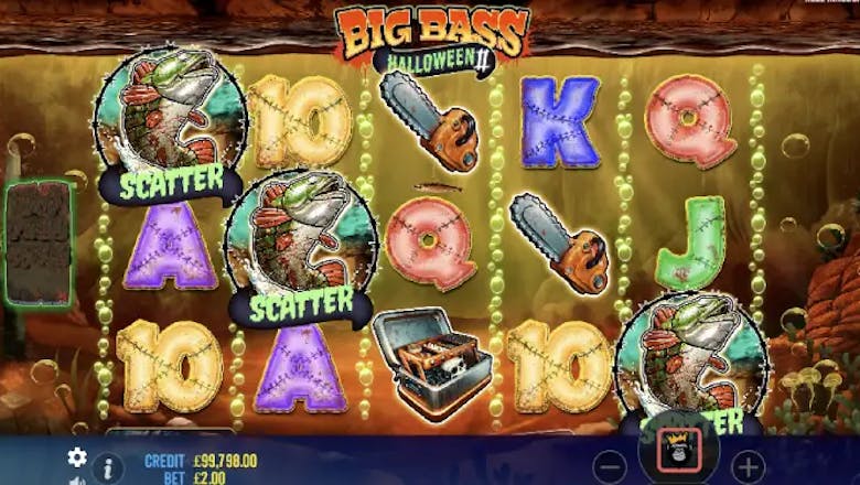 big bass halloween 2 freespins trigger