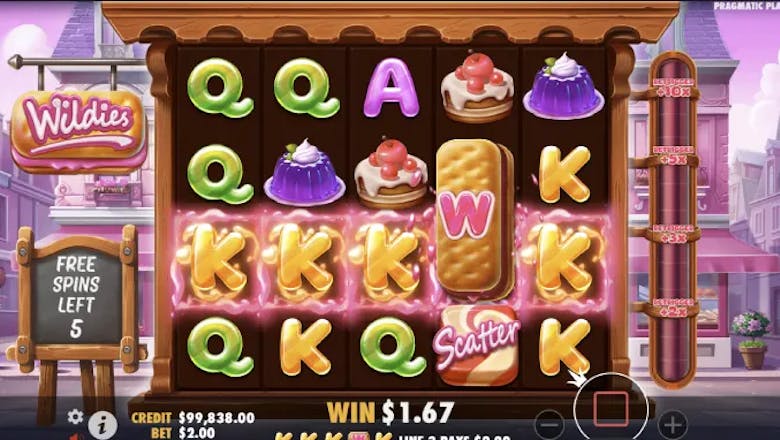 wildies slot freespins wild symbol