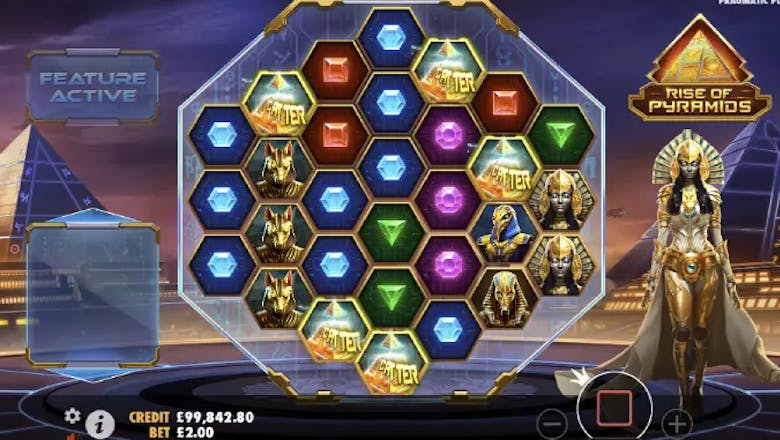 rise of pyramids freespins trigger