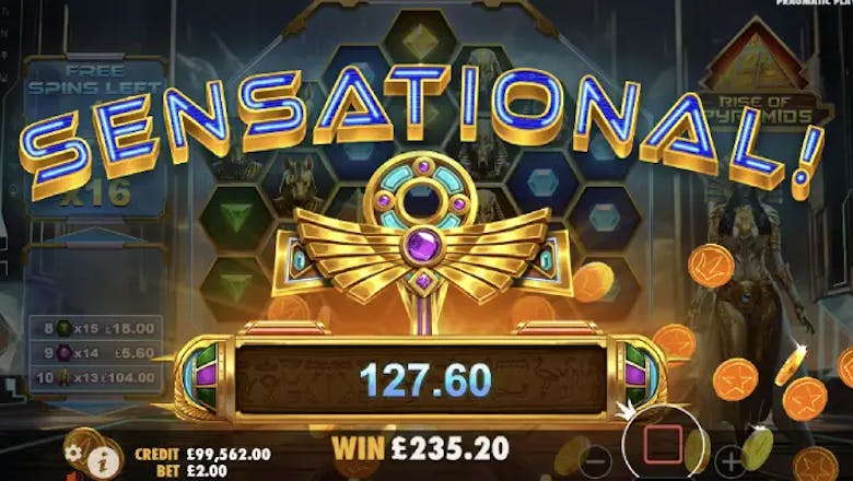 rise of pyramids sensational win
